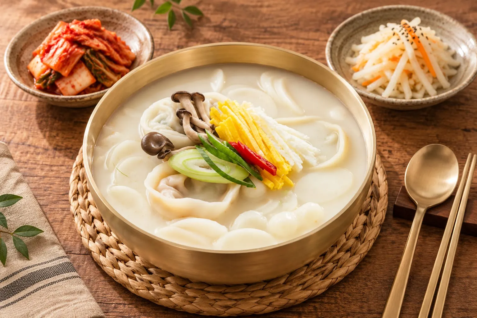 사골 떡만둣국 사진