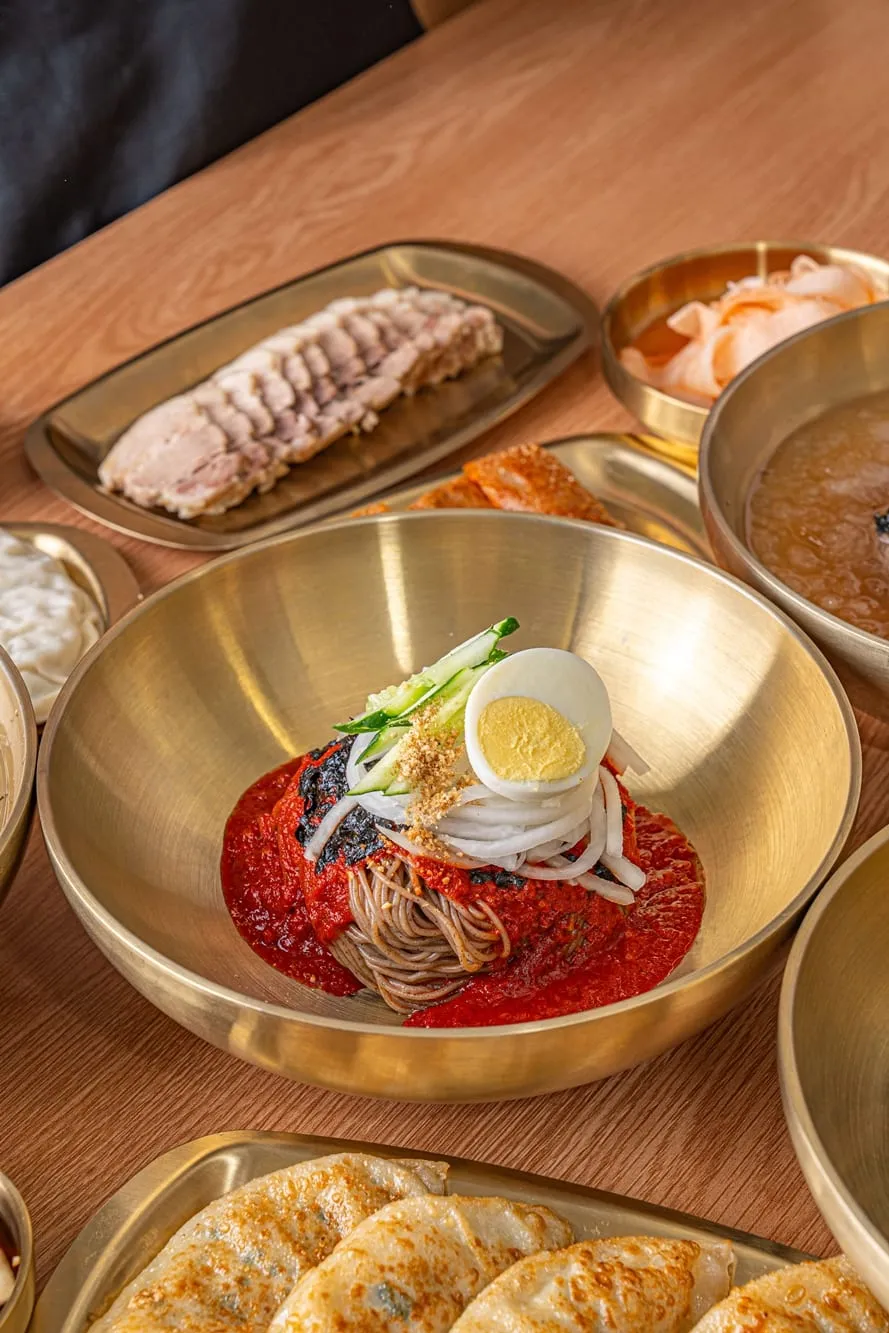 참기름 비빔막국수 사진